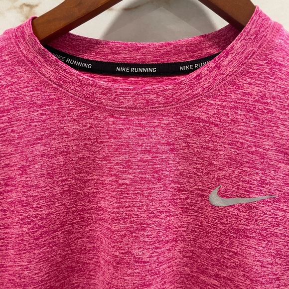 Nike Heathered Pink Long Sleeve Top size XS - Picture 4 of 12